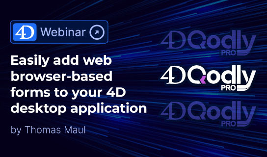 Webinar 4D Qodly Pro - Juli